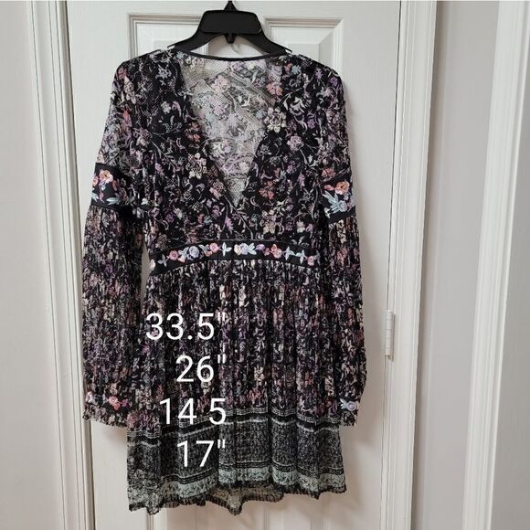 Free People Cherry Blossom Lace Dress 4 - Picture 6 of 12
